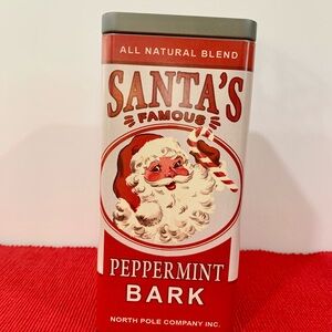 Santa's Famous Peppermint Bark Tin
